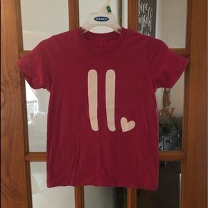 Customized “11” birthday shirt —size 10-12